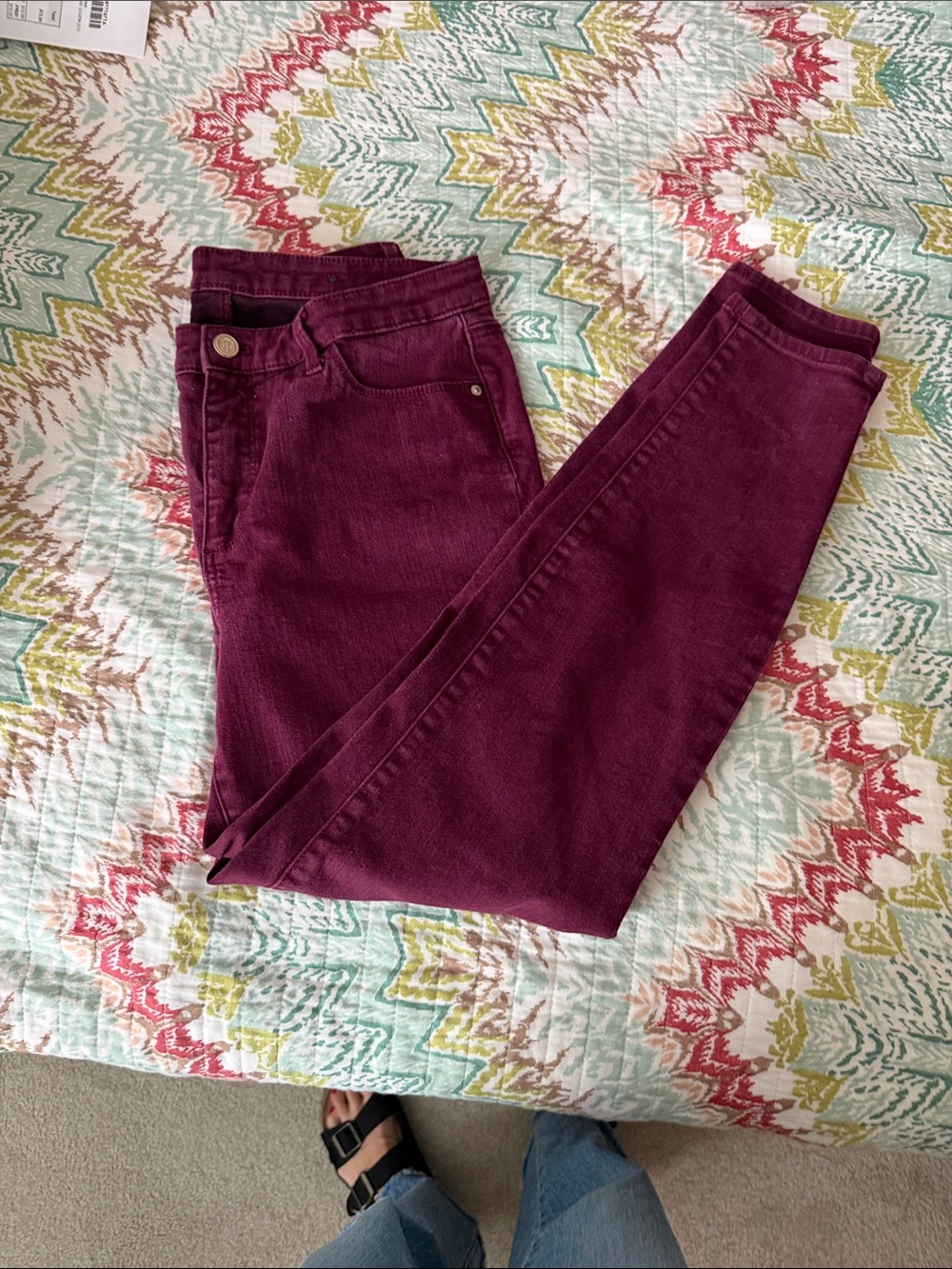 Talbots Plum Skinny Jeans